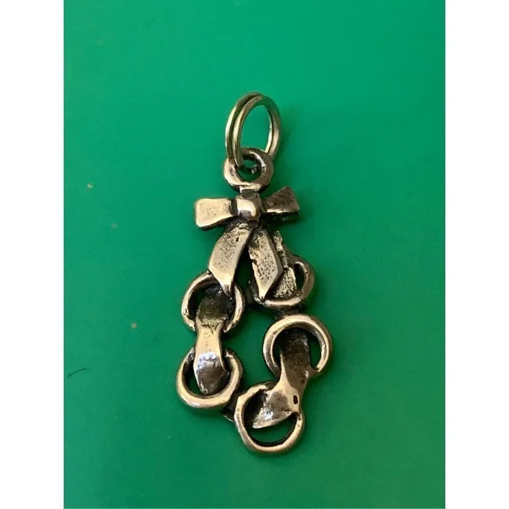 Golden Rings Partridge Sterling Silver Jewelry Charm
